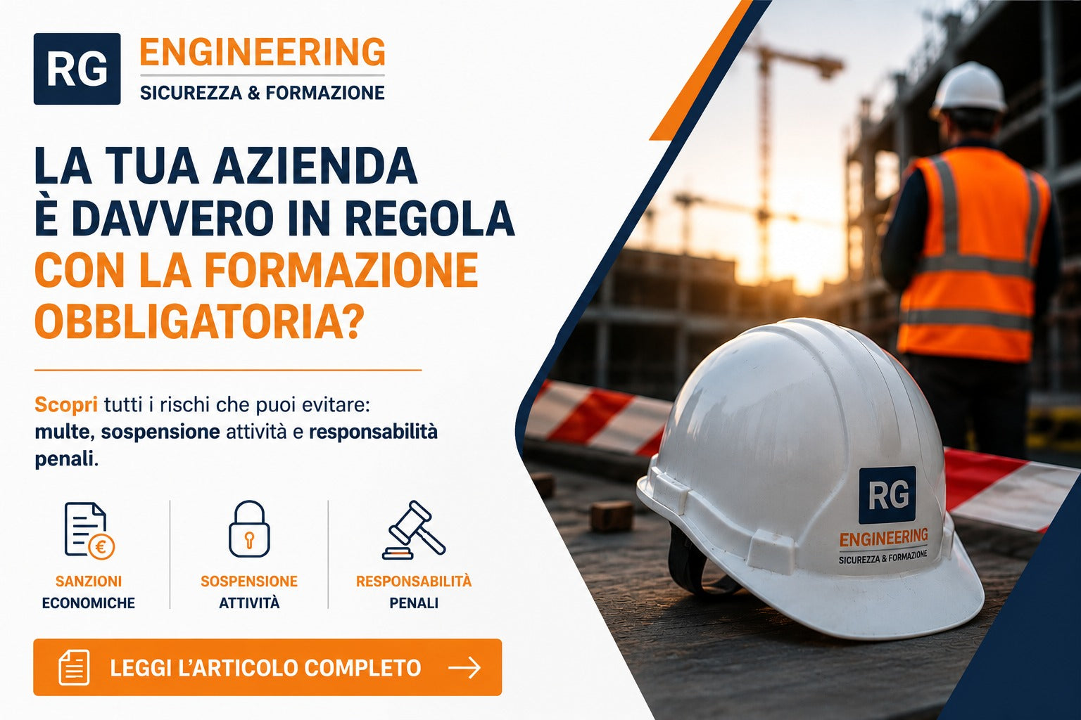 I rischi per le aziende senza corsi di formazione sulla sicurezza