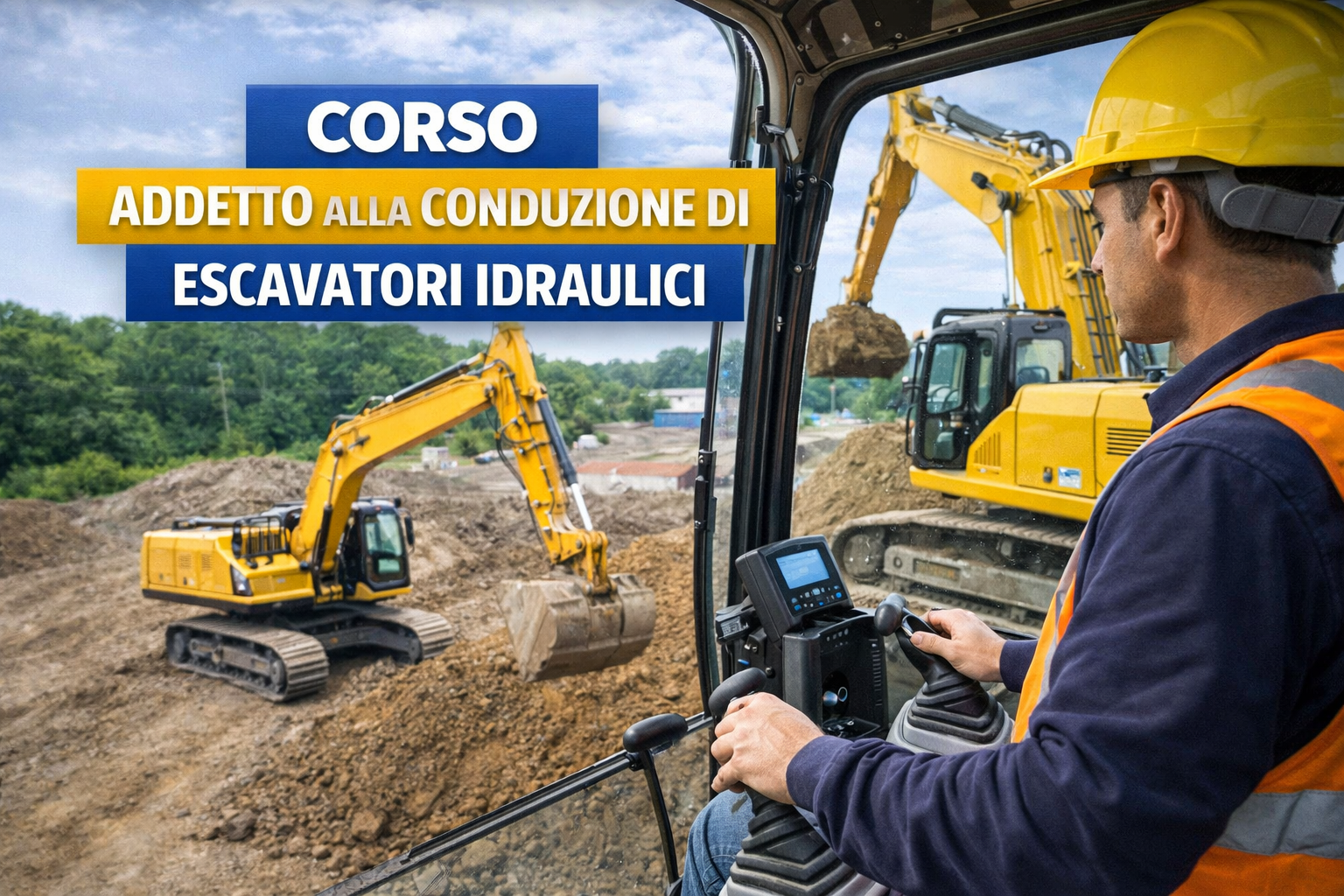Corso di aggiornamento addetto alla conduzione di escavatori idraulici - 4 ore