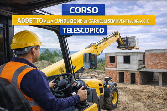 Corso addetto alla conduzione di carrelli semoventi  a braccio telescopico - 12 ore