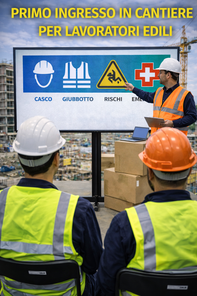 Corso di formazione per primo ingresso in cantiere per lavoratori edili - 16 Ore