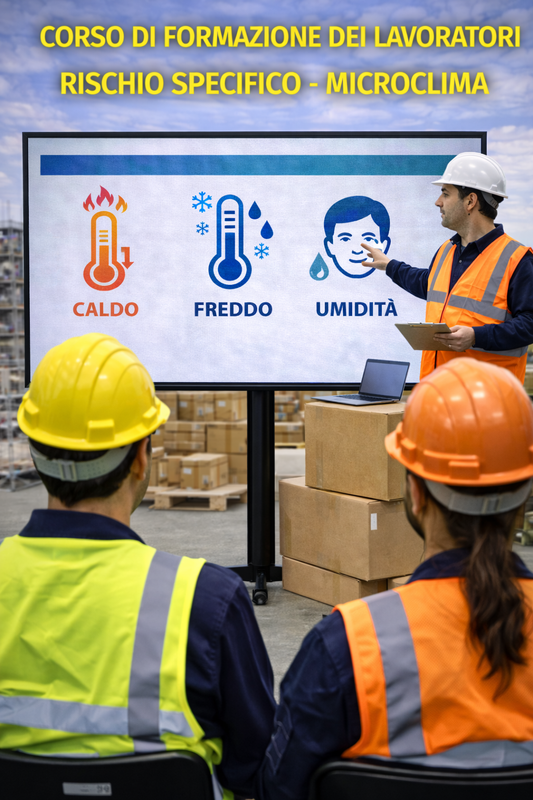 Corso di formazione dei lavoratori rischio specifico - Microclima - 4 ore