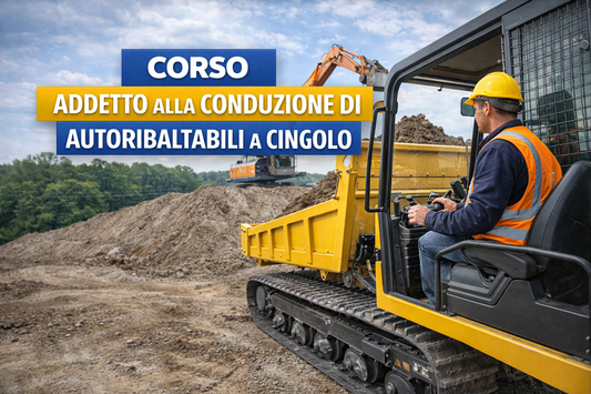 Corso addetto alla conduzione di autoribaltabili a cingolo - 10 ore