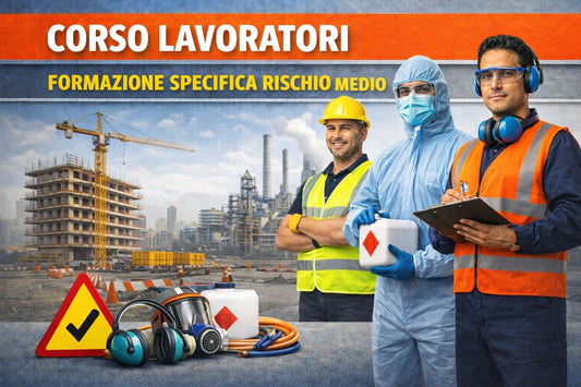 Corso per Lavoratori - Formazione Specifica Rischio Medio - 8 ore