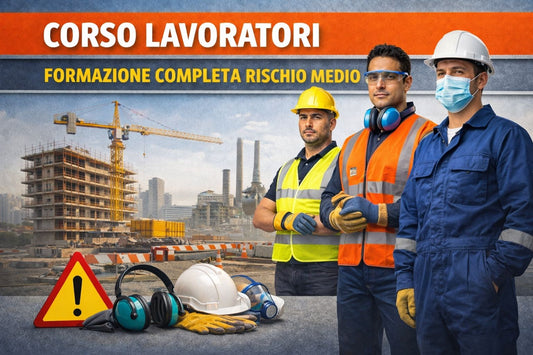 Corso per Lavoratori - Formazione Completa Rischio Medio - 12 ore